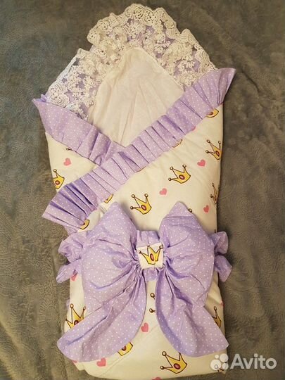 Конверт одеяло на выписку(осень,зима)