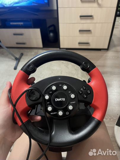 Игровой руль dialog e-racer gw-125vr