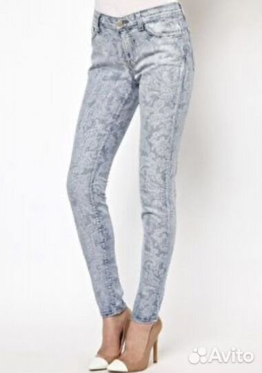 Расписные летние хиппи джинсы от J Brand S