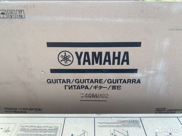 Гитара Yamaha C40M (Новая)