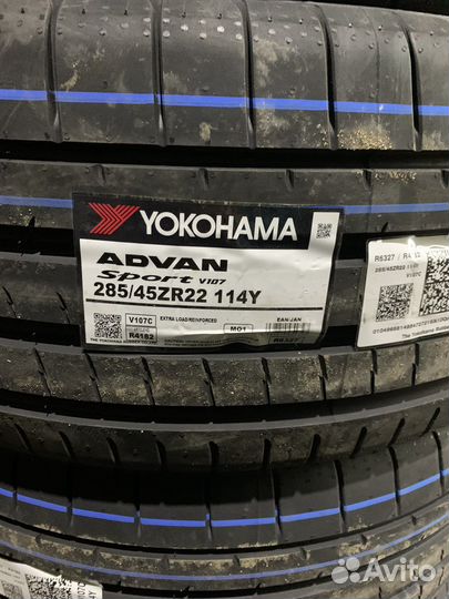 Yokohama Advan Sport V107 285/45 R22 и 325/40 R22