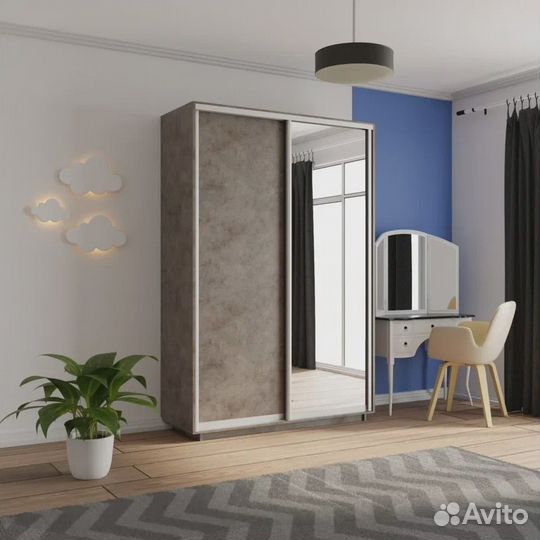 Шкаф-купе Медиум с зеркалом