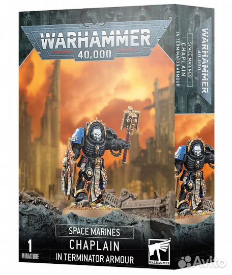 Warhammer Chaplain in Terminator Armour