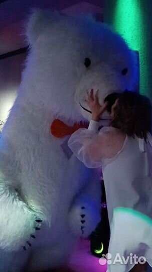 Ростовая кукла белый медведь