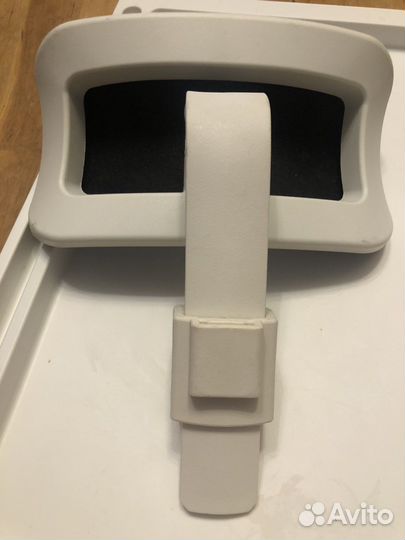 Подголовник от кресла expert white blue