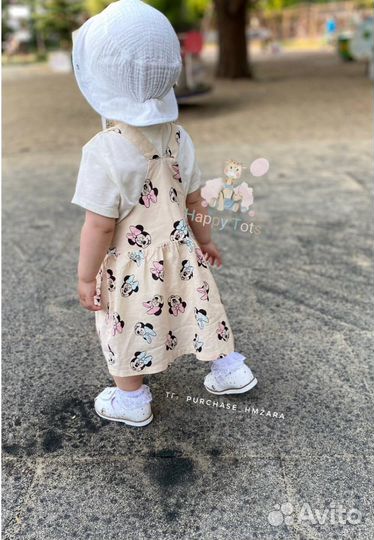 Летний сарафан, комплект для девочки hm 74,86,92