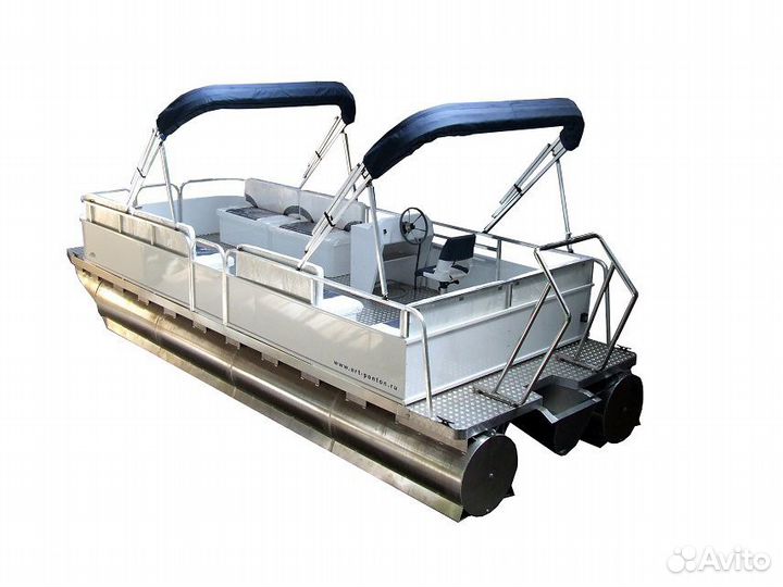 Понтонный катер катамаран Турист-720