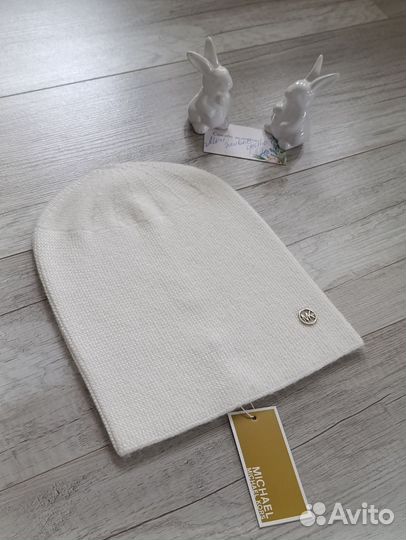 Шапка Michael kors премиум белая