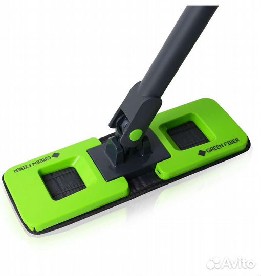 Швабра с отжимом Green Fiber twist