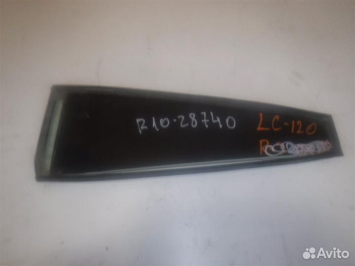 Стекло двери задней правой (форточка) Toyota Land