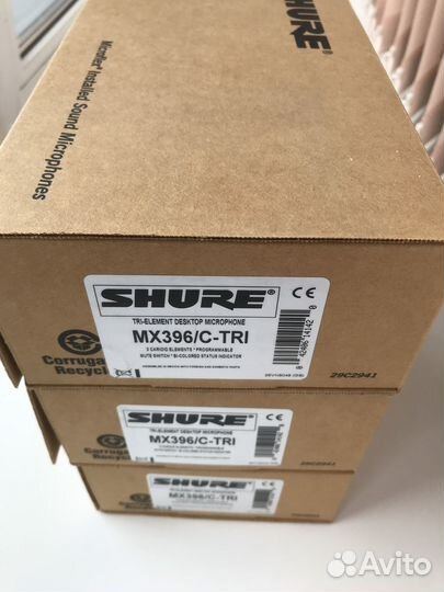 Всенаправленный микрофон Shure Mx396/C