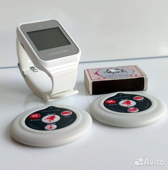 Кнопка вызова персонала, официанта и часы-пейджер