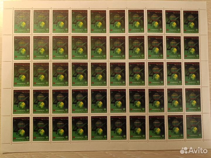 Блоки марок Сирия 1995, 1999 гг