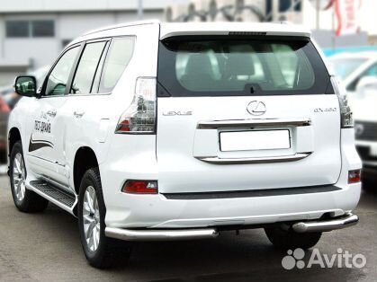 Защита заднего бампера Lexus GX-460,2013-2018г.в