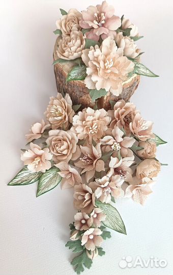 Цветы для скрапбукинга