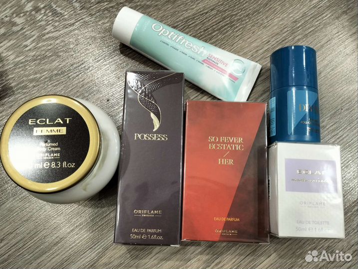 Мужская и женская туалетная вода