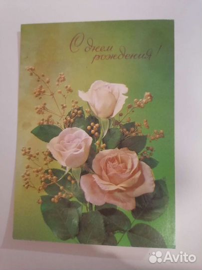 Открытка СССР. Зарубин. 1990г