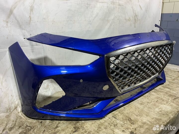 Бампер передний с решеткой Hyundai Genesis G70