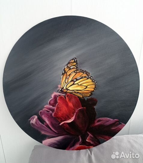 Картина Бабочка, масло