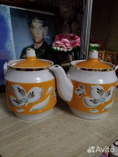 Заварочный чайник + сахарница