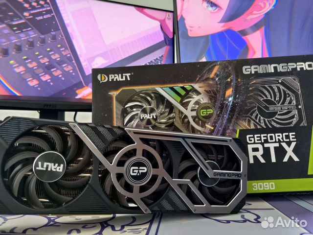 Видеокарта rtx 3090 24 gb Palit купить в Москве | Электроника | Авито