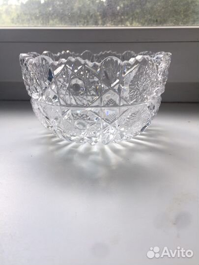 Салатник хрустальный