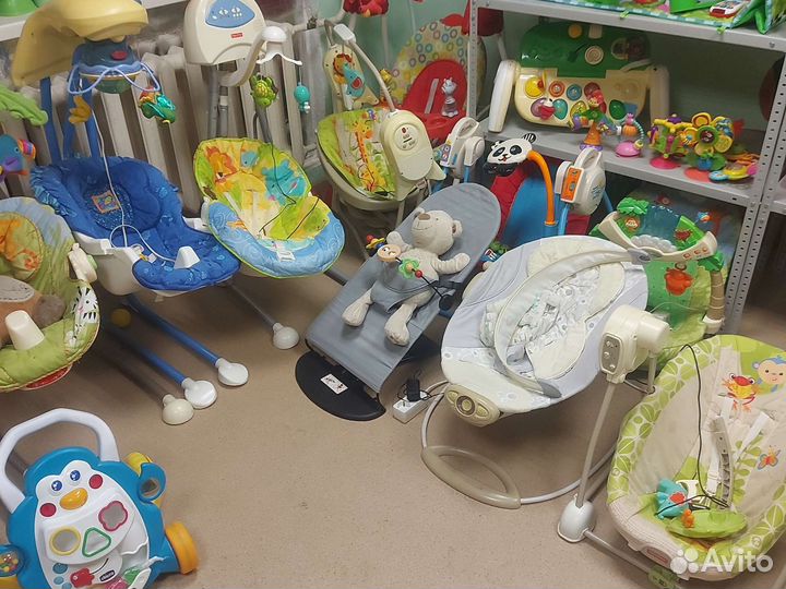 В аренду. Шезлонги и качели дет. 0+, прокат