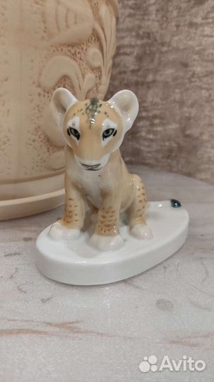 Статуэтка Львёнок. Meissen. Германия