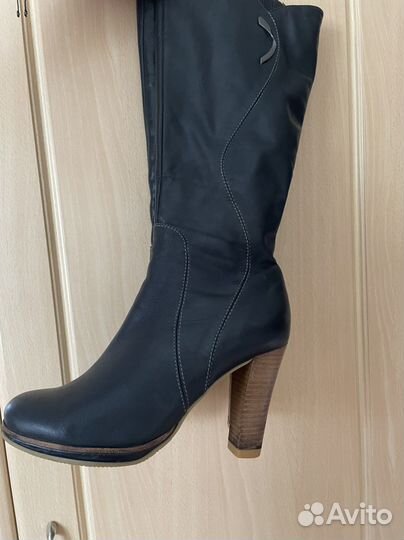 Сапоги женские, натуральная кожа