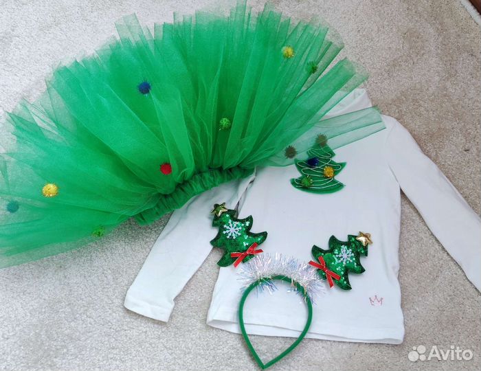 Новогодний костюм Ёлочка на 2-3 года