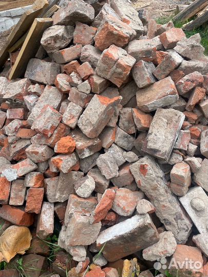 Кирпич красный бу