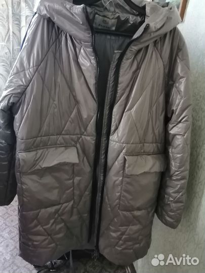 Куртка демисезонная женская 48 50 удлиненная