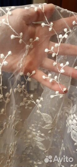 Турецкая новая тюль отрез