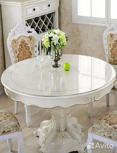 Гибкое стекло, плёнка пвх, жидкое стекло 2 мм