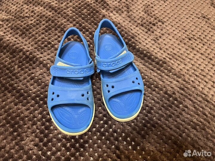 Сандалии crocs c13 синие