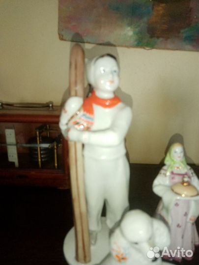 Фарфоровые статуэтки СССР. 5шт