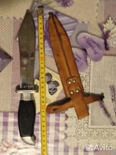 Нож охотничий с нержавейки номерной СССР