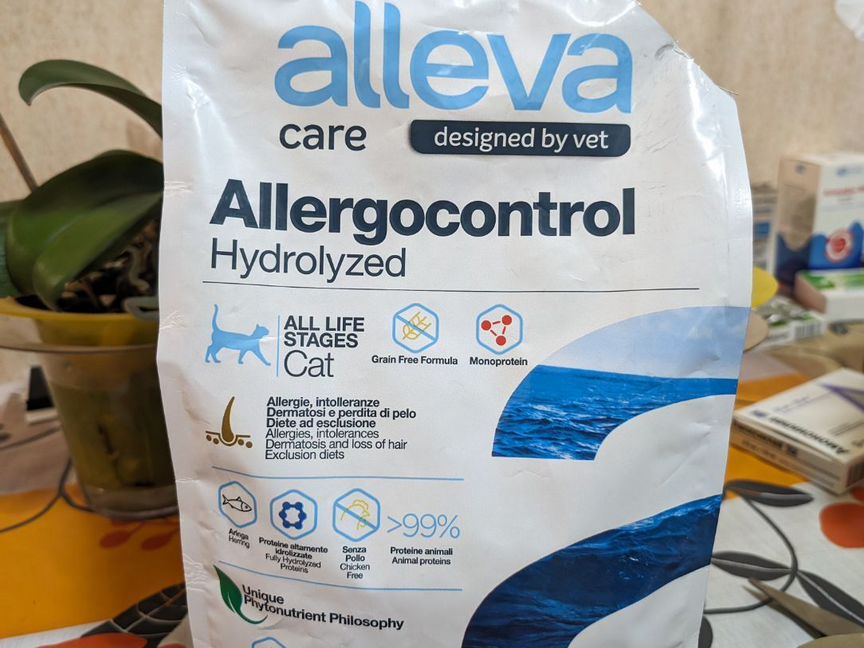 Кошачий корм Alleva Care Cat Allergocontrol 1,5 кг