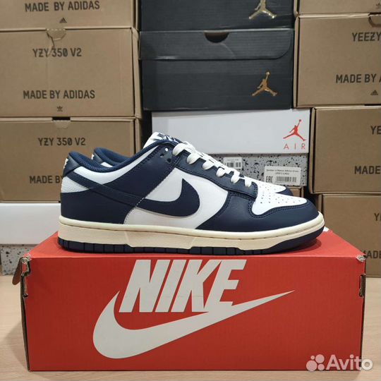 Кроссовки Nike Dunk Low Vintage Navy