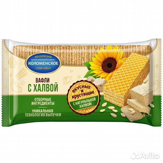 Вафли Коломенские с Халвой 220 г