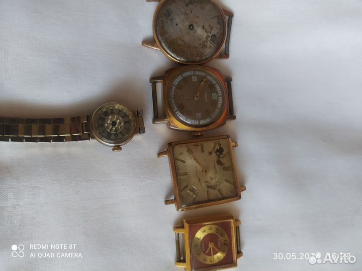 Часы СССРмеханические и кварцевые