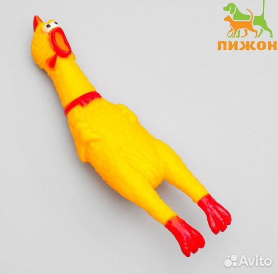 Игрушка пищащая курица/утка