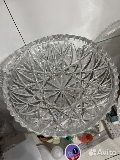 Вазы хрустальные