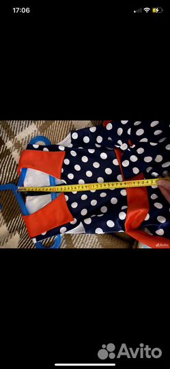 Платье для девочки в горошек