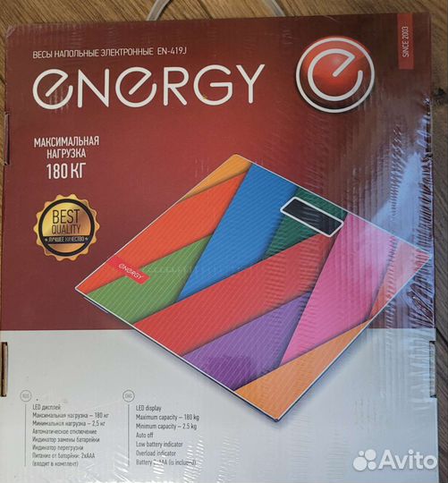 Весы напольные электронные новые