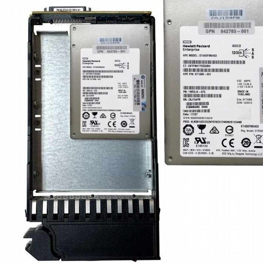 [870450-001] Жесткий Диск Hp Msa Q0f76a P9m79a 400gb 3,5" Ssd 870450-001