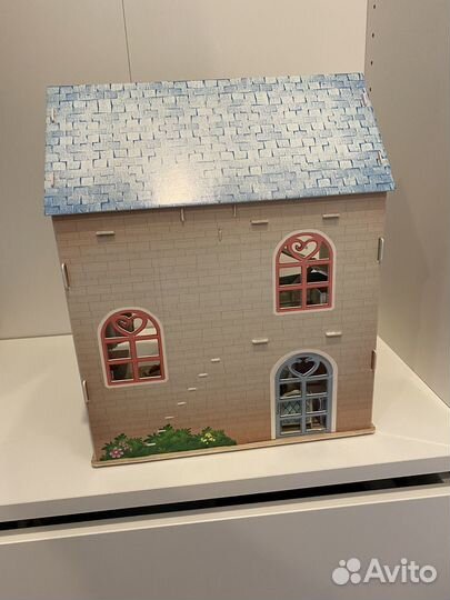Домик кукольный бумажный
