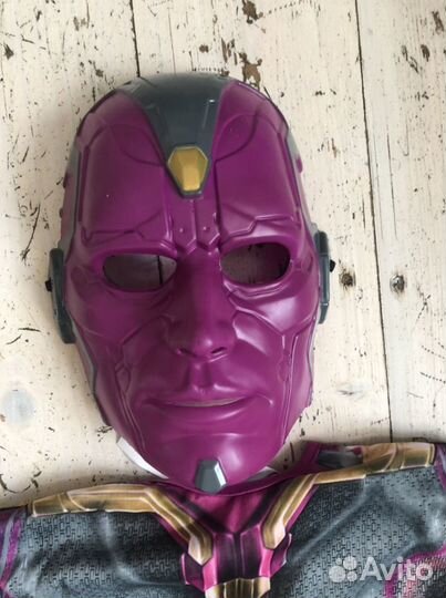 Детский маскарадный костюм Вижн мстители на 5-7л