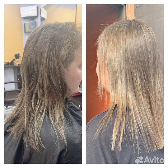 Выпрямление волос Биовыпрямление Наноботокс волос