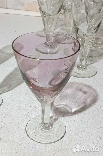 Фужеры 60-70 гг СССР и рюмки